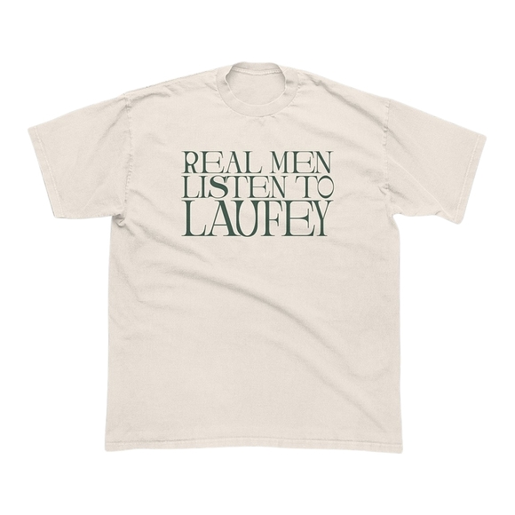 Real Men Listen To Laufey Tee Laufey T-Shirt - Picture 1 of 4
